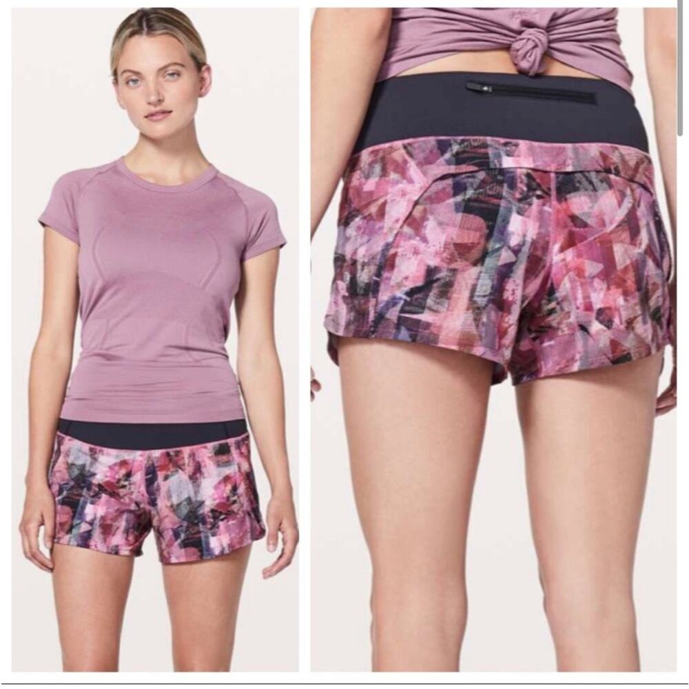 Lululemon Run Times Short II 4” size 4 women’s running shorts